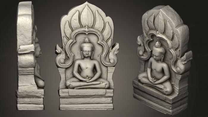 Buddha figurines (Buddha 9, STKBD_0110) 3D models for cnc